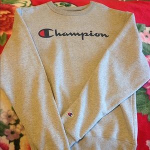 Gray Champion sweatshirt